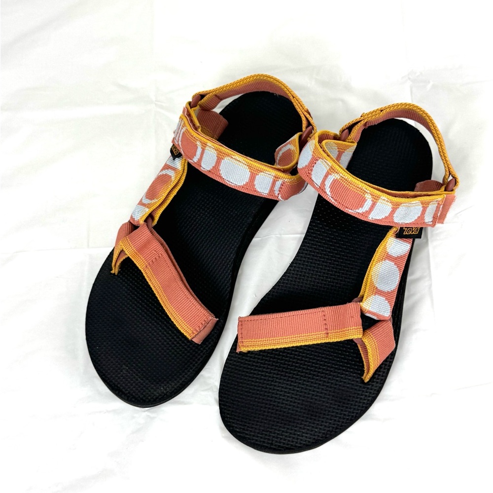 Teva Women's Sandals in Orange and Black